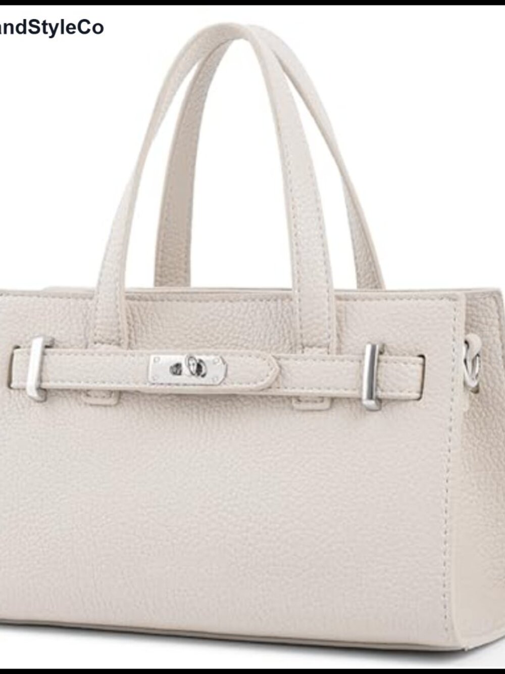 Vegan Leather Crossbody Satchel Top Handle Shoulder Bag Purse